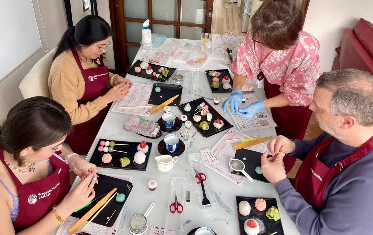 Craft Traditional Japanese Sweets in Tokyo Cooking Class