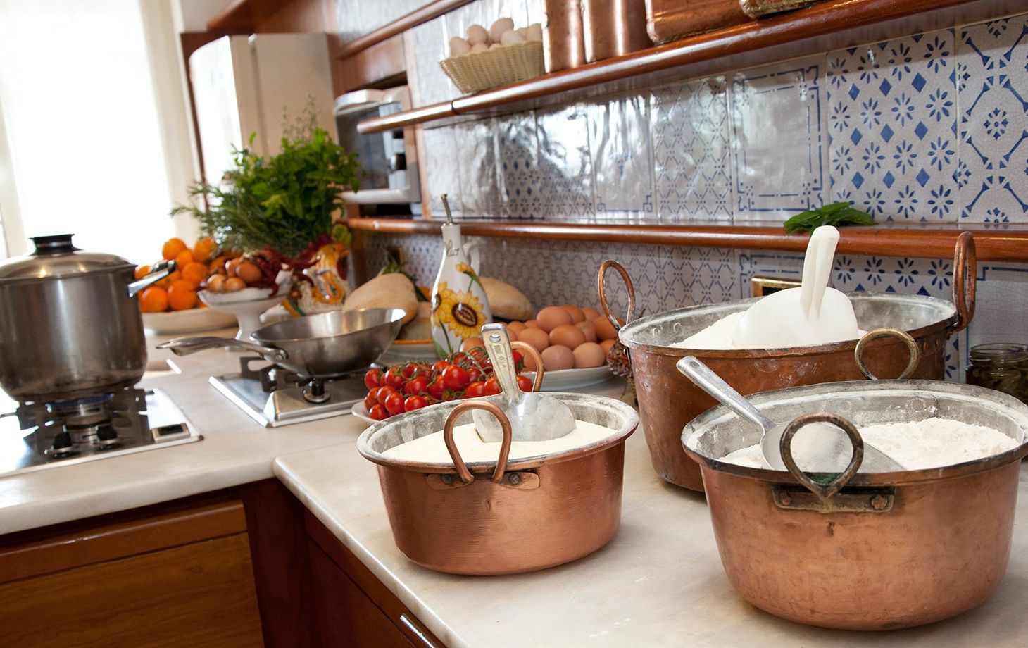 5-Course Cooking Class on Hills of Sorrento in Family Villa