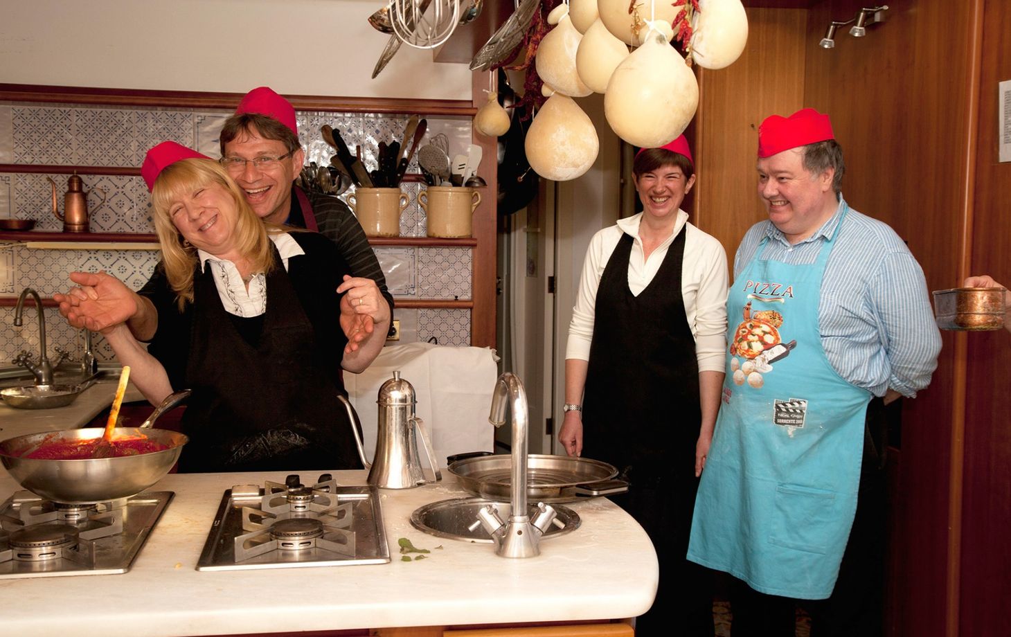 5-Course Cooking Class on Hills of Sorrento in Family Villa