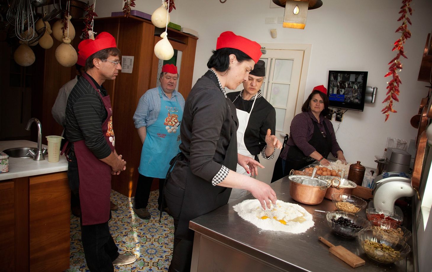 5-Course Cooking Class on Hills of Sorrento in Family Villa