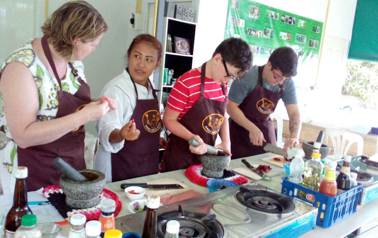 Thai Cooking Class with Organic Herb Garden Tour or Market Tour