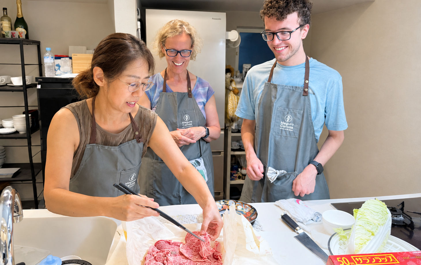 A5 Iga Wagyu Sukiyaki Cooking Experience in a Tokyo Home