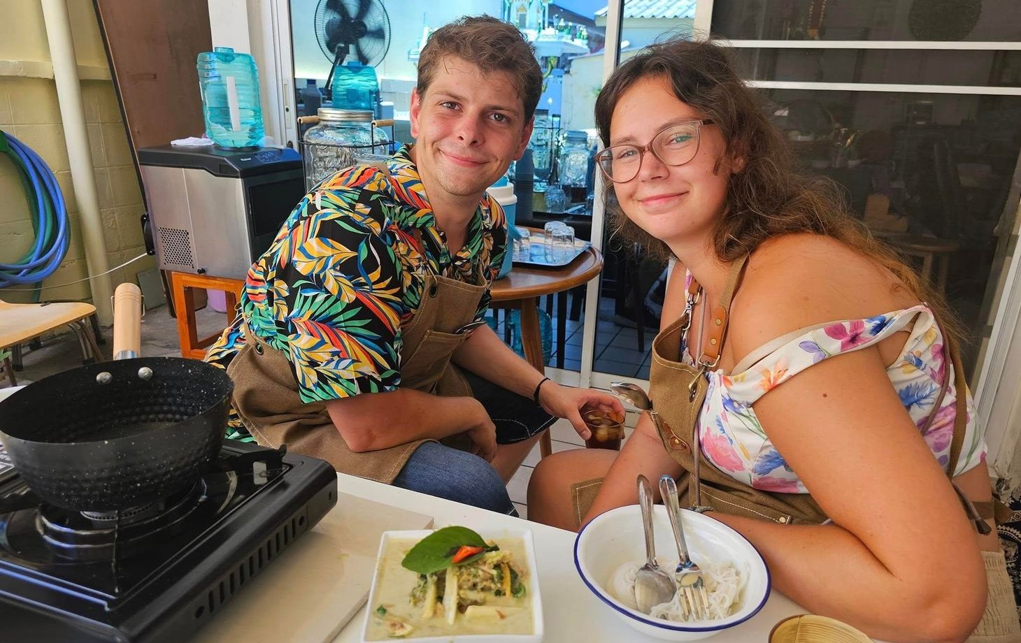 Thai Cooking Experience with German-Speaking Instructor, Market Tour, and Thai Herbal Tea Tasting