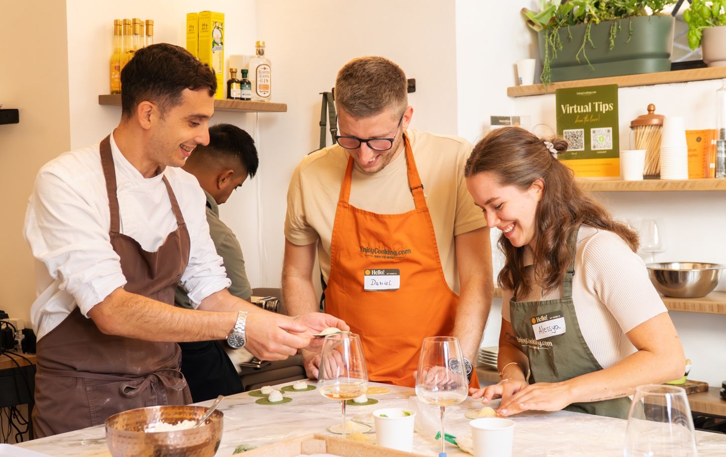 All-in-One Italian Cooking Experience: Pizza, Pasta & Gelato Near the Colosseum