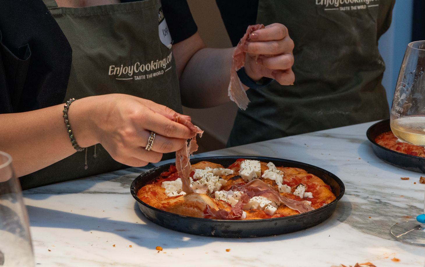All-in-One Italian Cooking Experience: Pizza, Pasta & Gelato Near the Colosseum