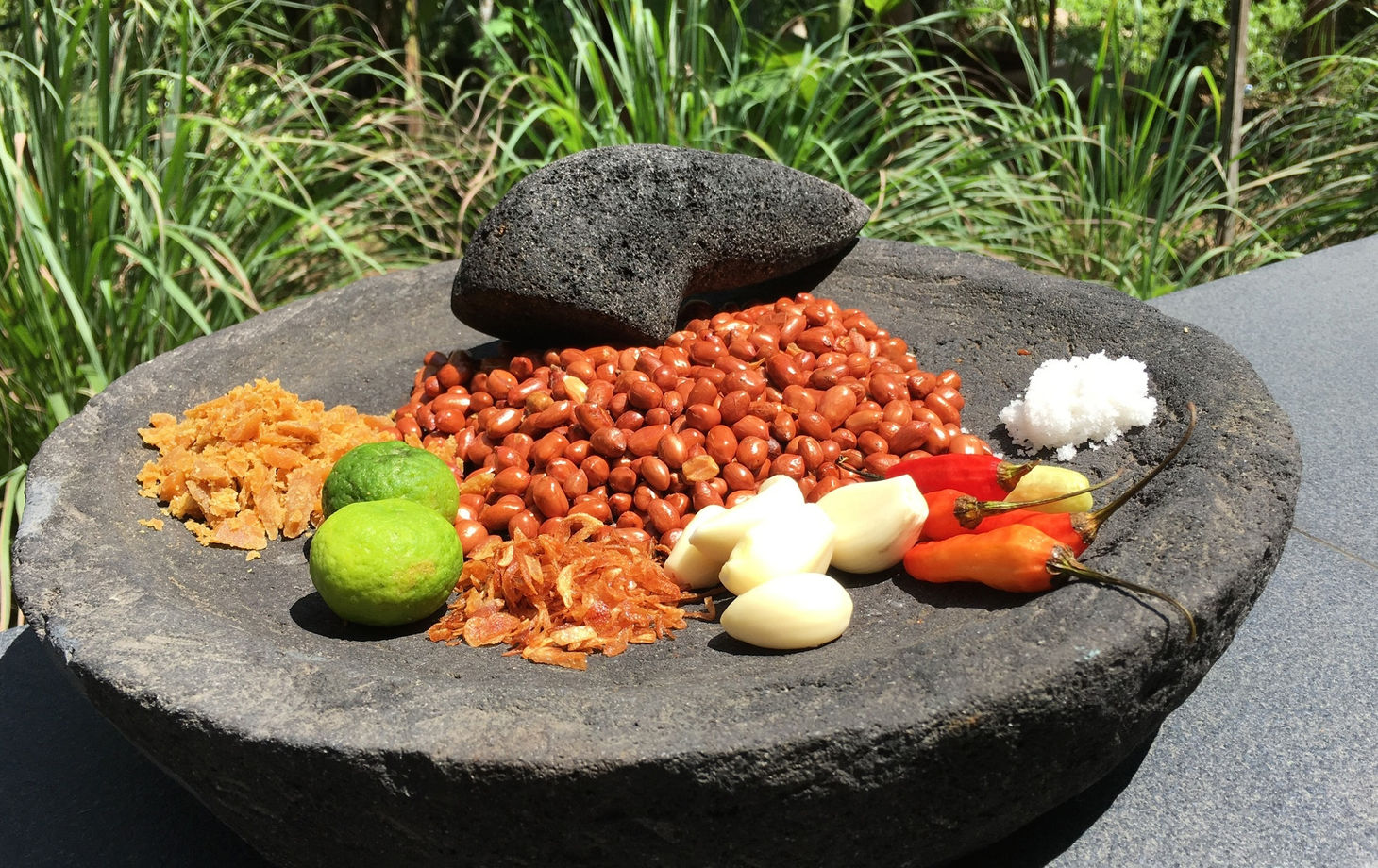 Authentic 15-Recipe Balinese Ceremonial Feast, only 8 cooks per class - Pick Organic Produce in our Garden.