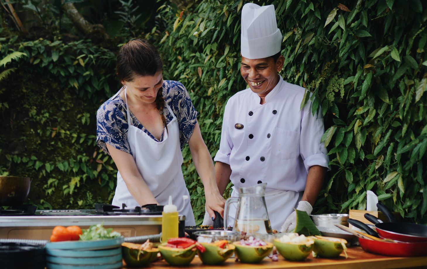 Cours de cuisine balinaise authentique avec un chef