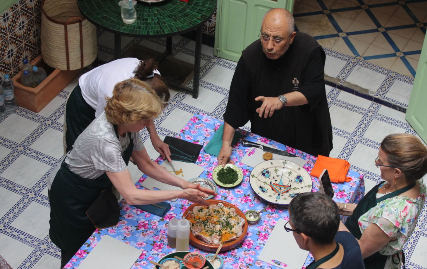 Cours de cuisine marocaine authentique et expérience du marché local