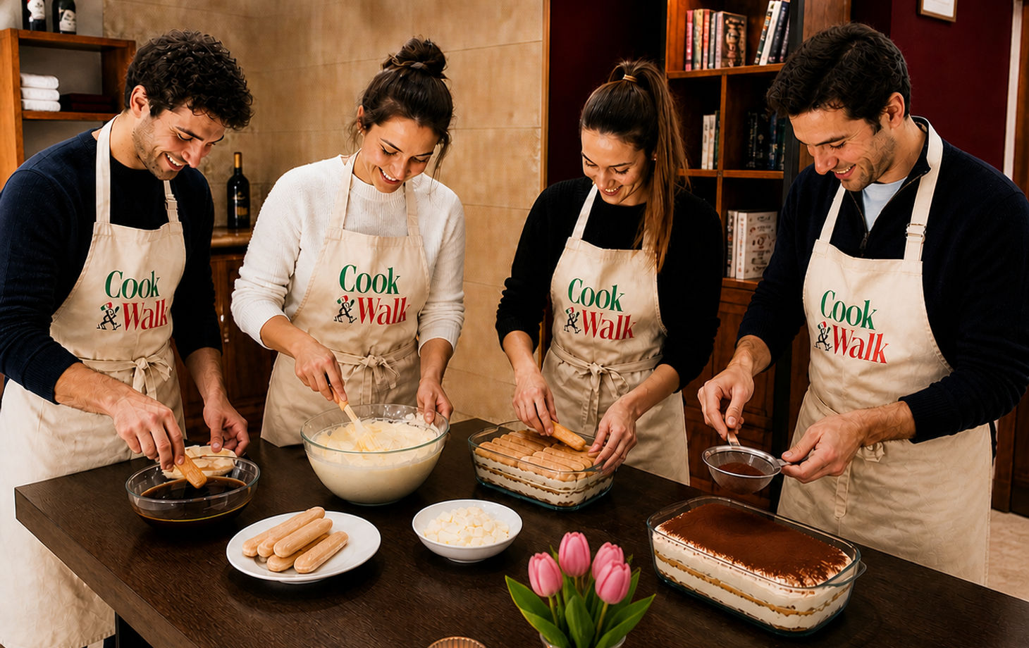 Fresh Pasta & Tiramisu Cooking Class with Gelato Tasting Experience