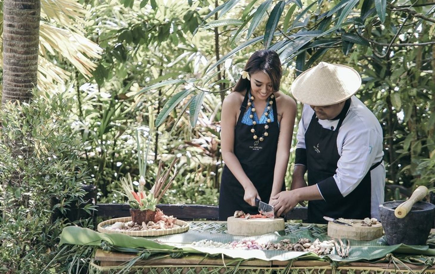 Relaxed Balinese Cooking Class at The Sankara Resort