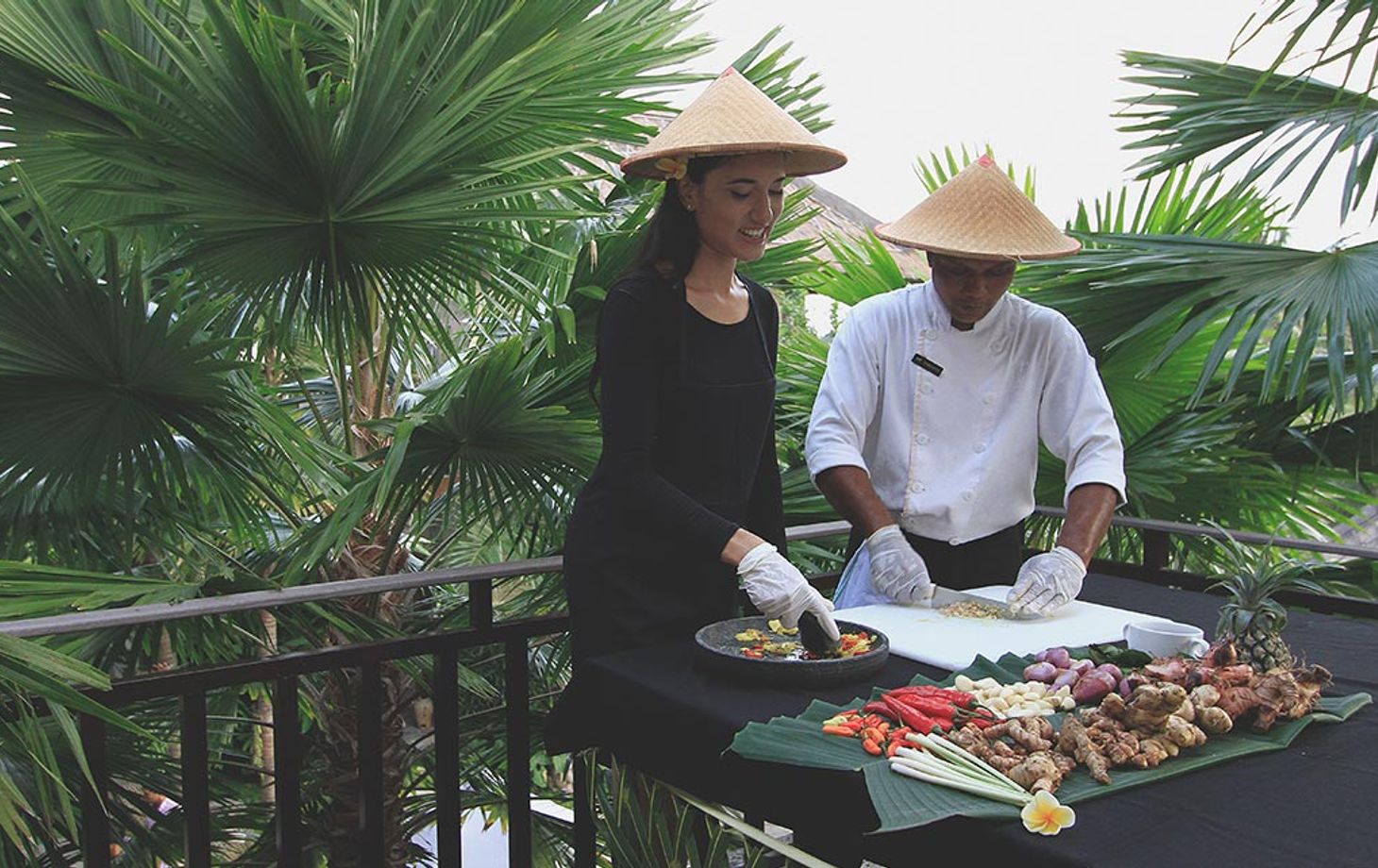 Relaxed Balinese Cooking Class at The Sankara Resort