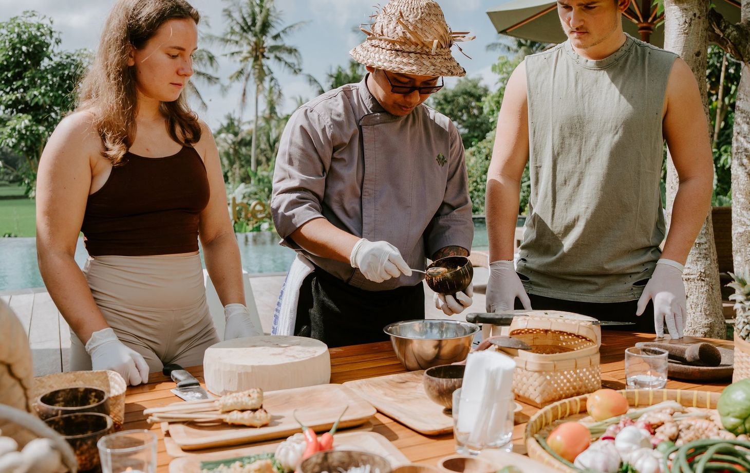 Balinese Cooking Class Experience followed by Lunch