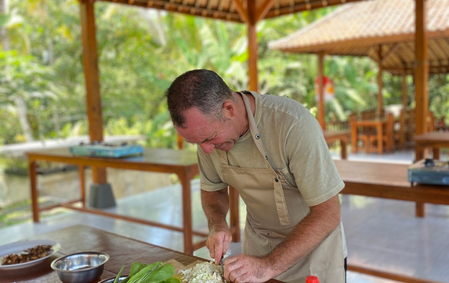 Balinese Cooking Class in Organic Farm with Traditional Market Tour