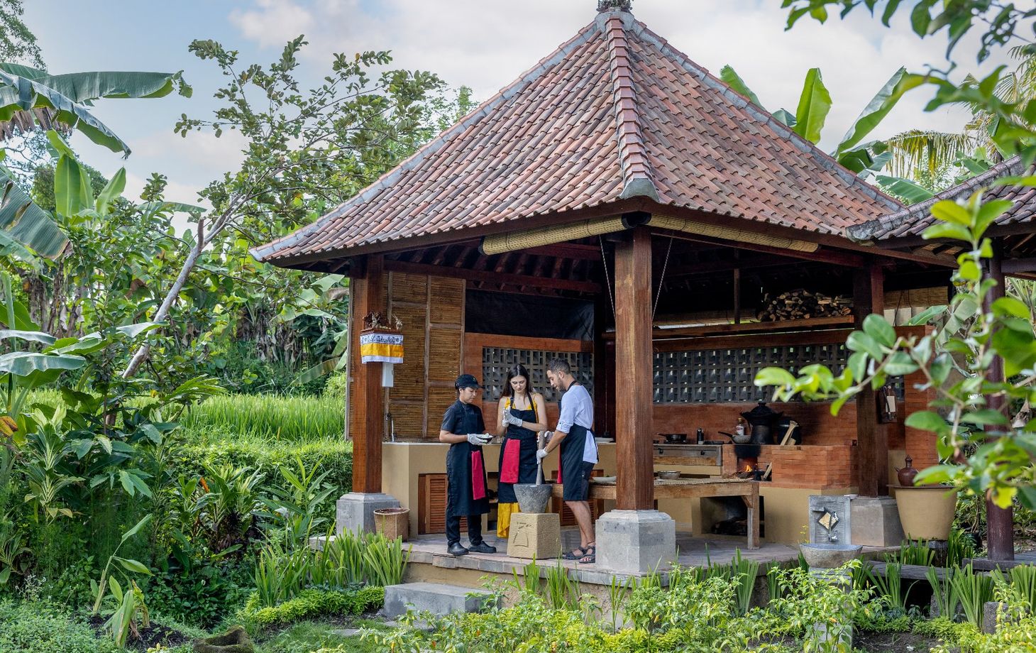 Visite du marché balinais et cours de cuisine privé à Wapa di Ume Ubud