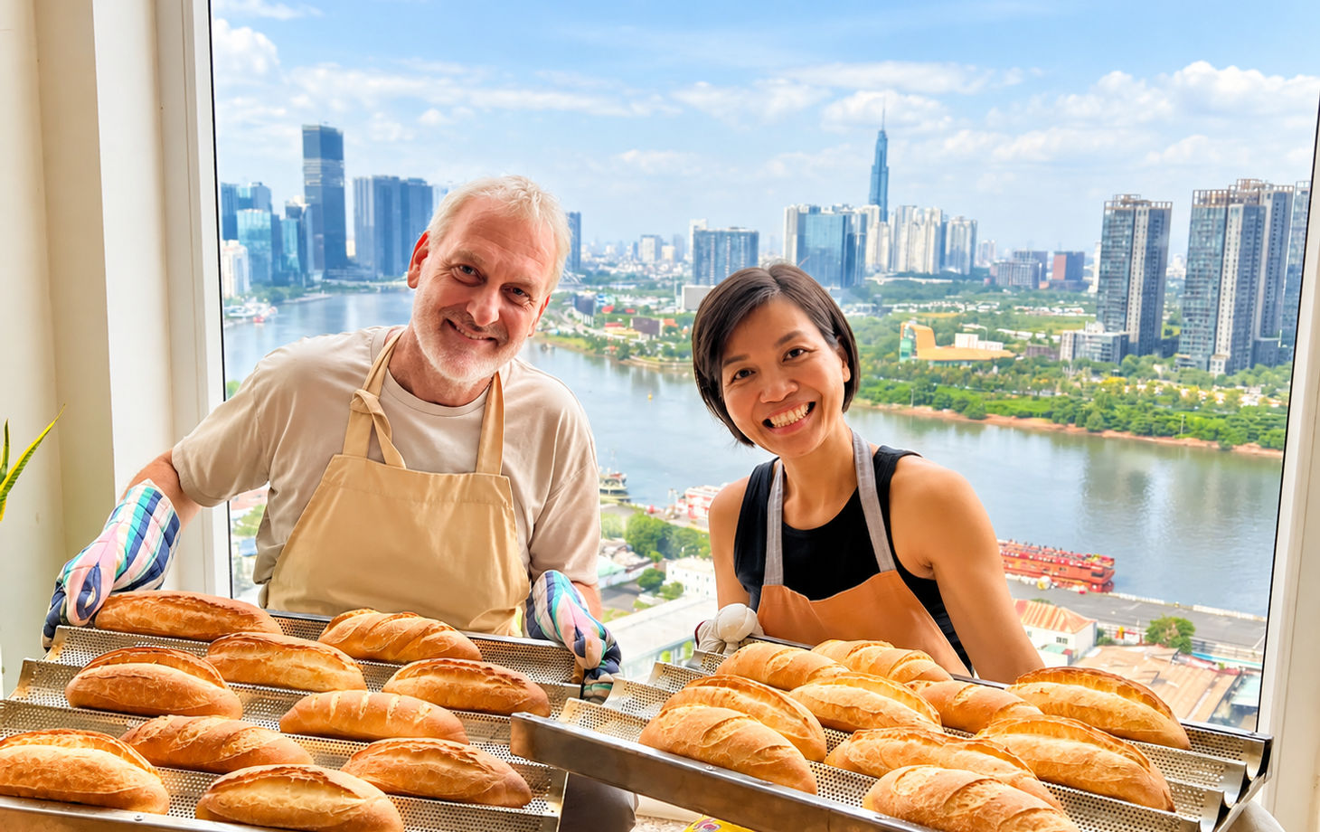 Laboratorio di panificazione casalinga Banh Mì