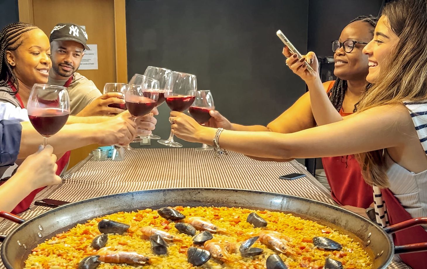 Barcelona Culinary Experience: Paella, Tapas & Sangria with Mercado de Sarrià Tour