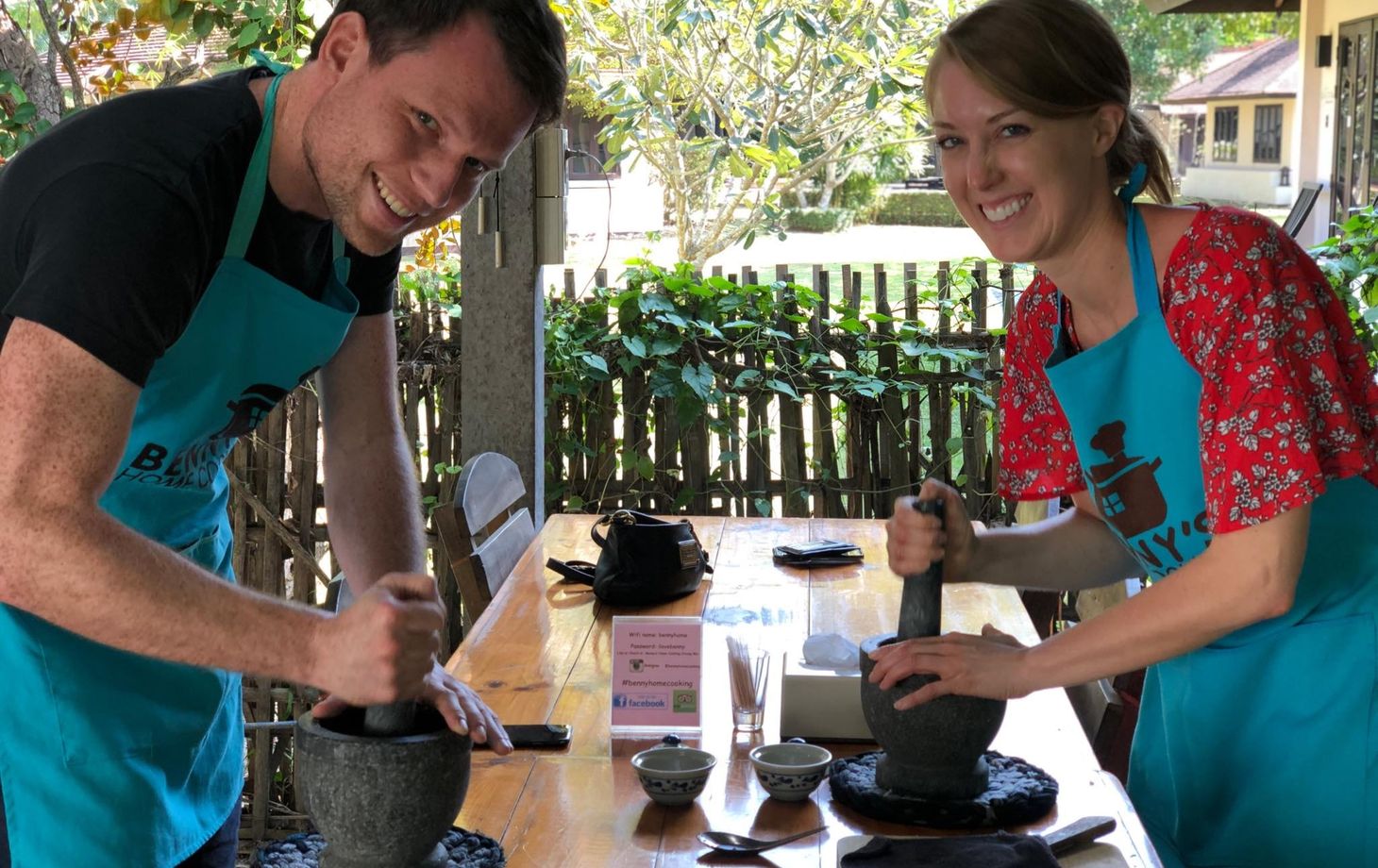Benny's Home Cooking Class with Local Market Visit & Organic Garden Tour