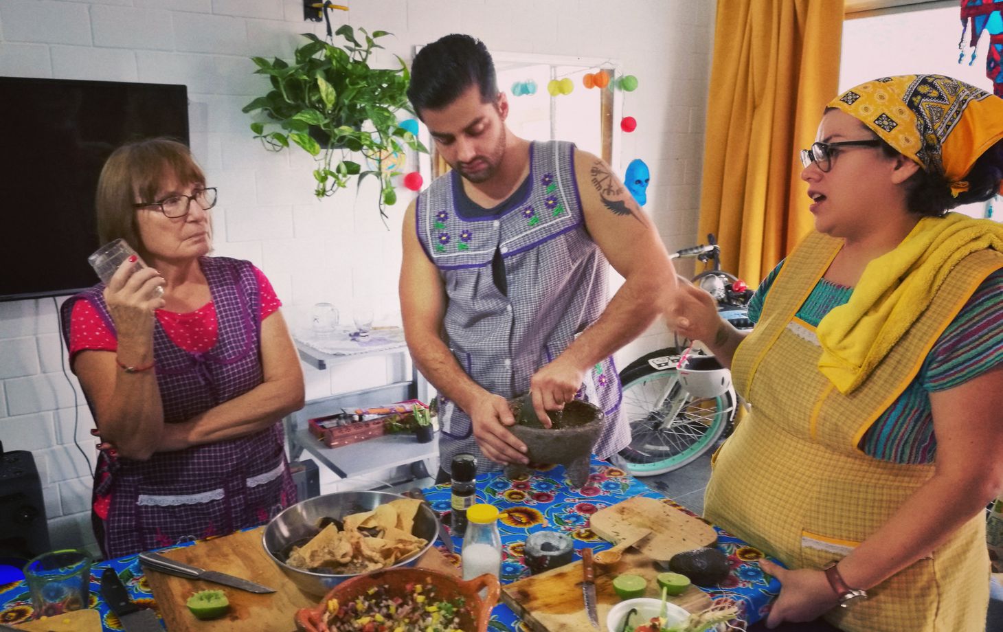 Make Burritos from Scratch in an Authentic Mexican Home + Market Tour Included