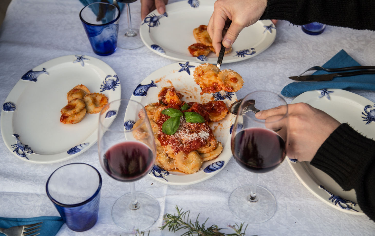 Capri's Traditional with Organic Wine Pairing
