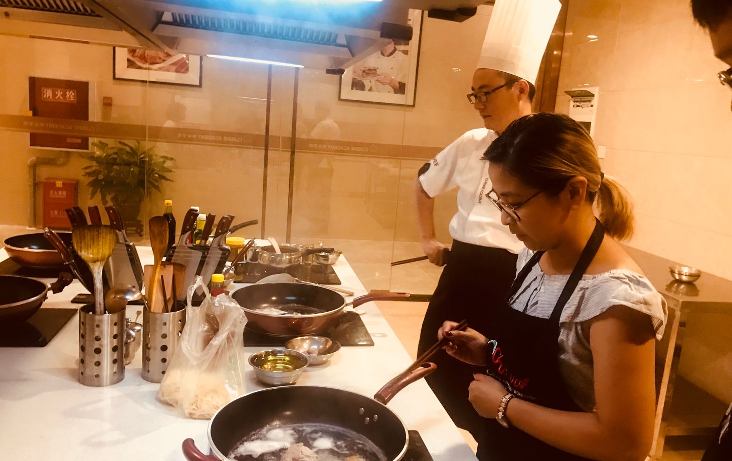 Cours de cuisine de rue à Chengdu : nouilles Dan Dan
