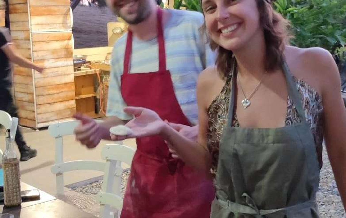 Clase de cocina tradicional cretense casera