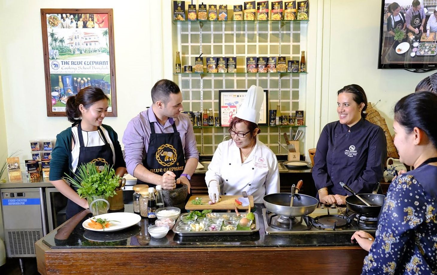 Blue Elephant Cooking Class with Morning Market Tour