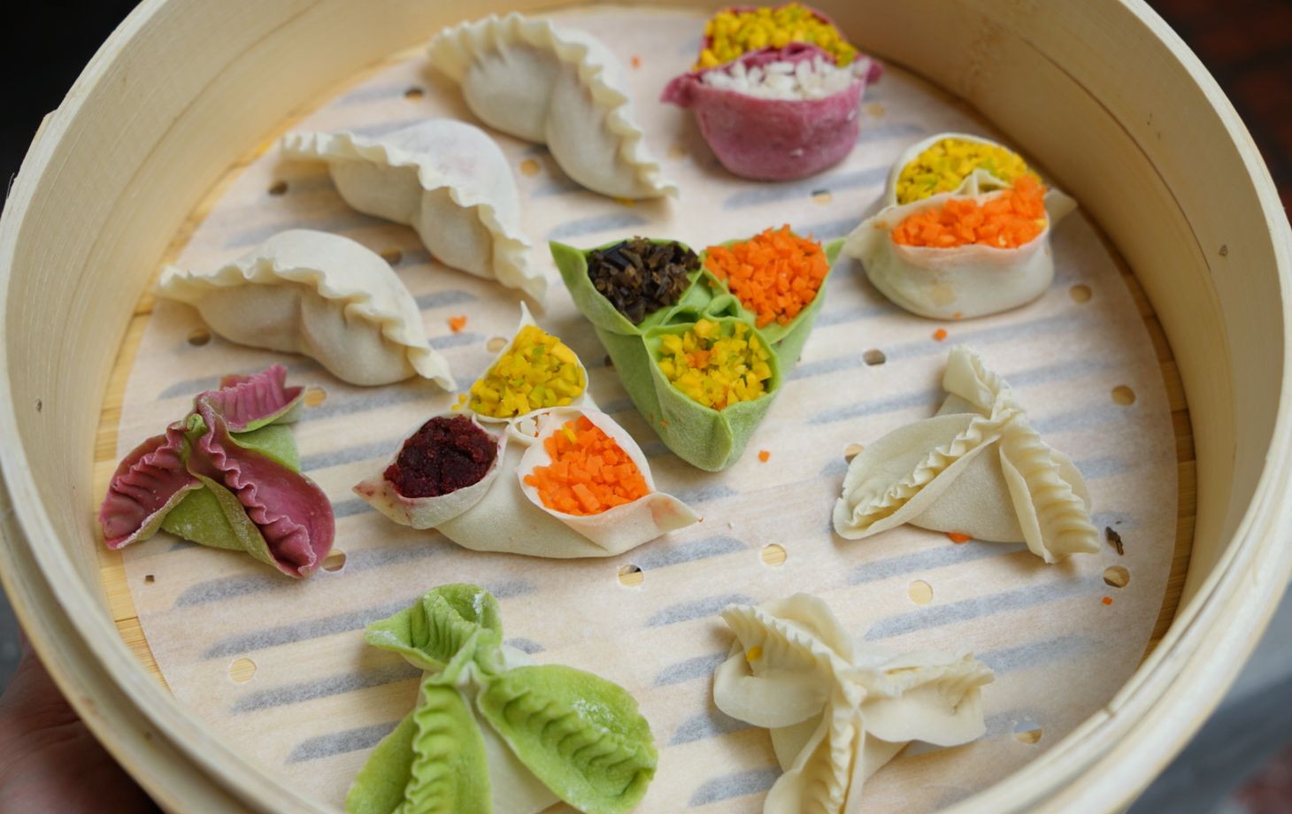 Colorful and Shaped Dumpling Cooking Class (Vegetarian and Gluten Free Optional)