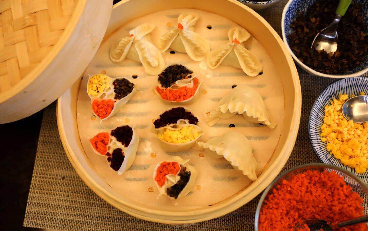 Colorful and Shaped Dumpling Cooking Class (Vegetarian and Gluten Free Optional)