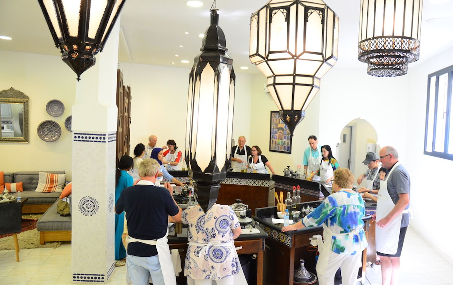 Come Enjoy Tangier Through a Blue Door Cuisine Cooking Class