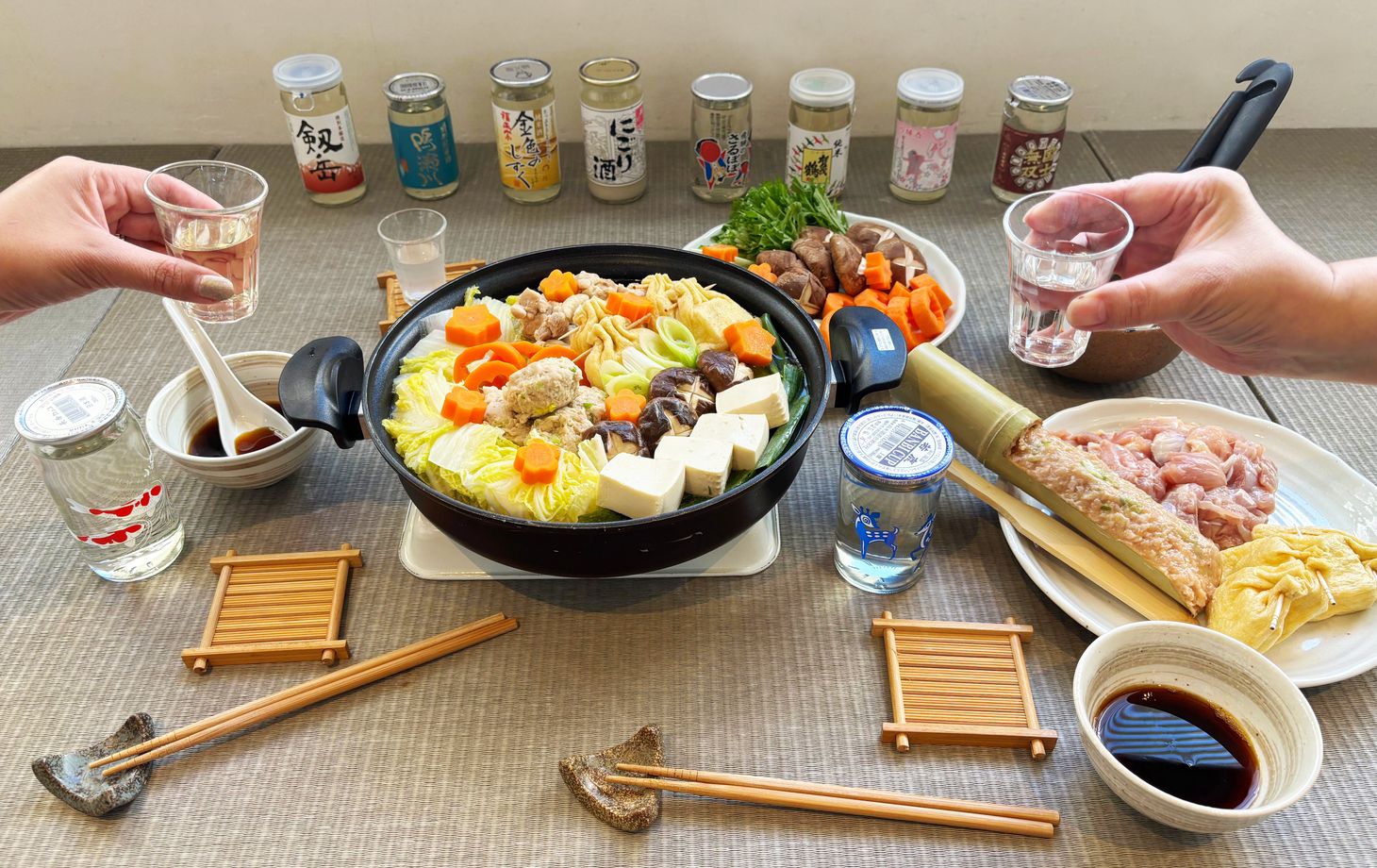 Kochen wie ein Sumo-Ringer: Chanko Nabe & Sake-Verkostung