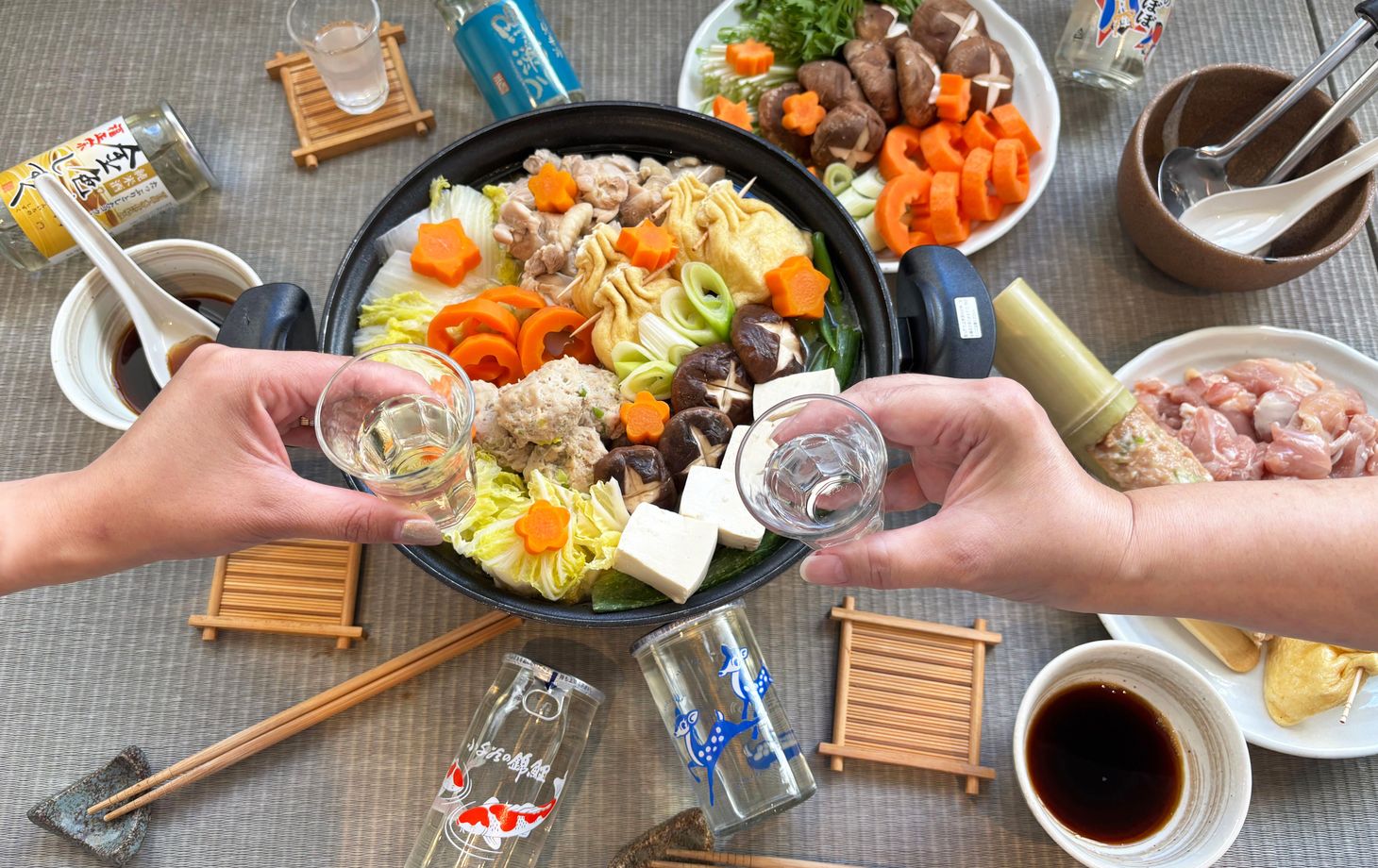 Kochen wie ein Sumo-Ringer: Chanko Nabe & Sake-Verkostung