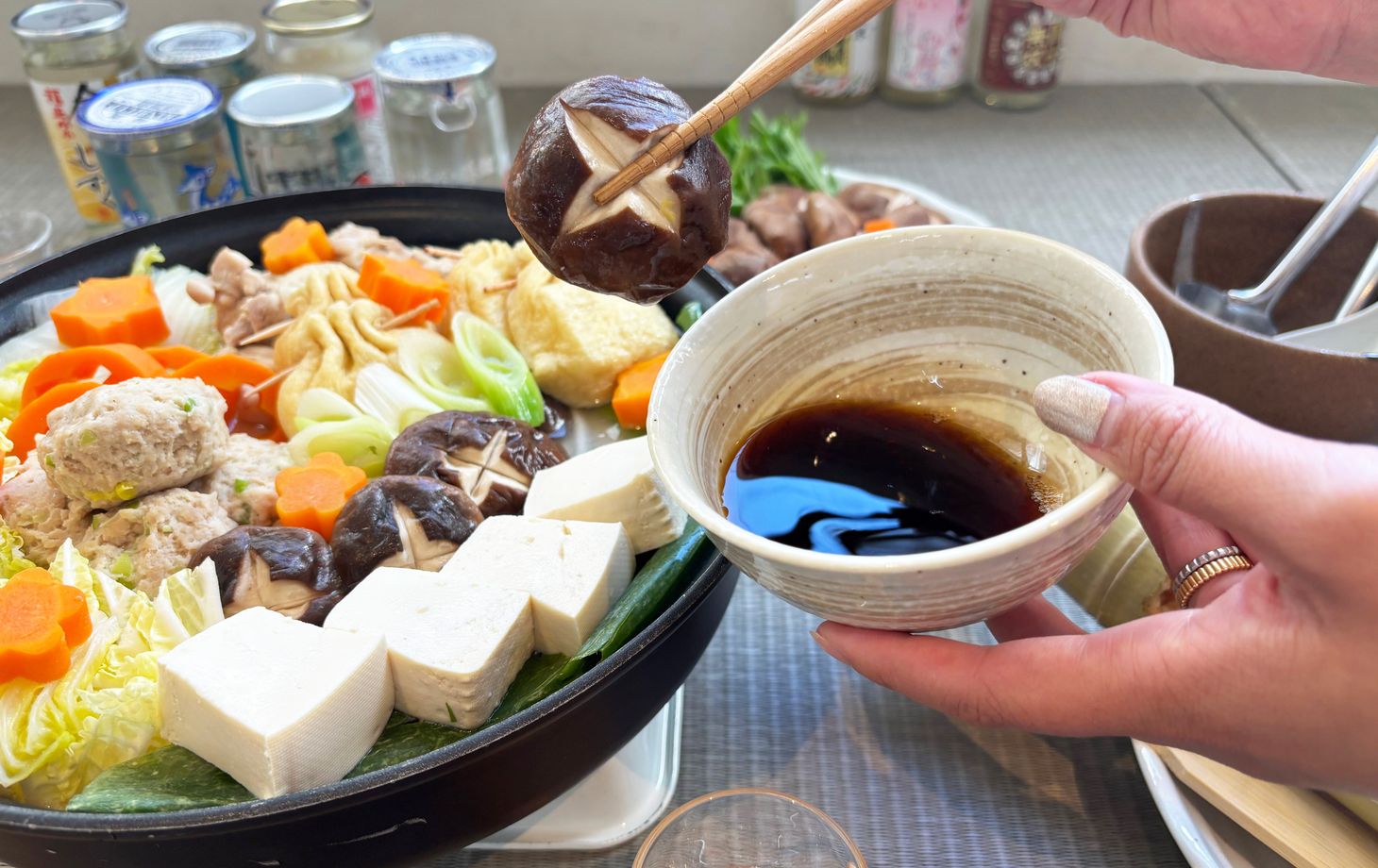 Kochen wie ein Sumo-Ringer: Chanko Nabe & Sake-Verkostung