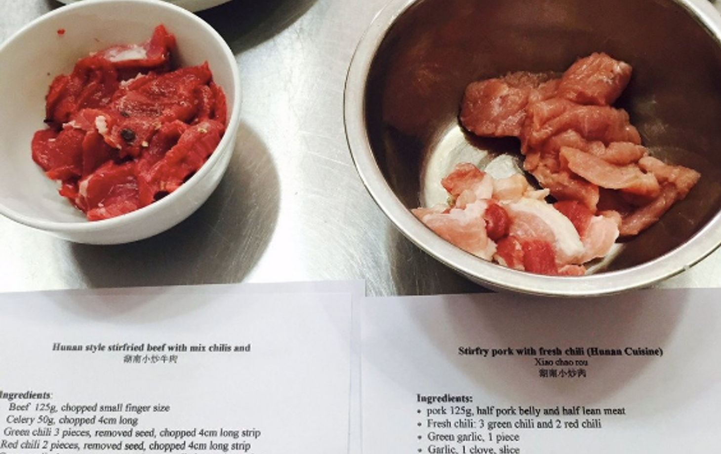 Cook with the Chef: Wok Skills and Stir Fry Class with Market Tour and Condiments class