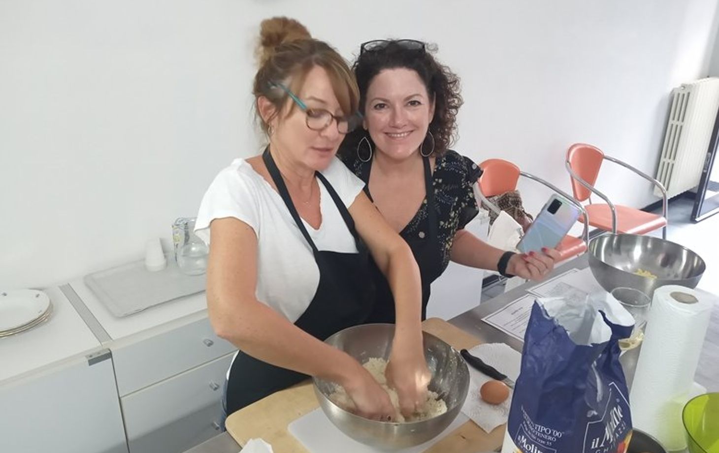 Cooking and Drinking in a Tuscan Farmhouse