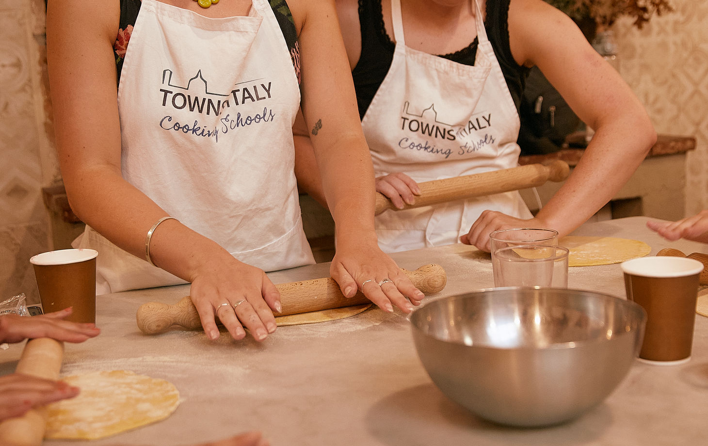 Handmade Pasta & Gelato Making with Tuscan Wine Experience in Florence