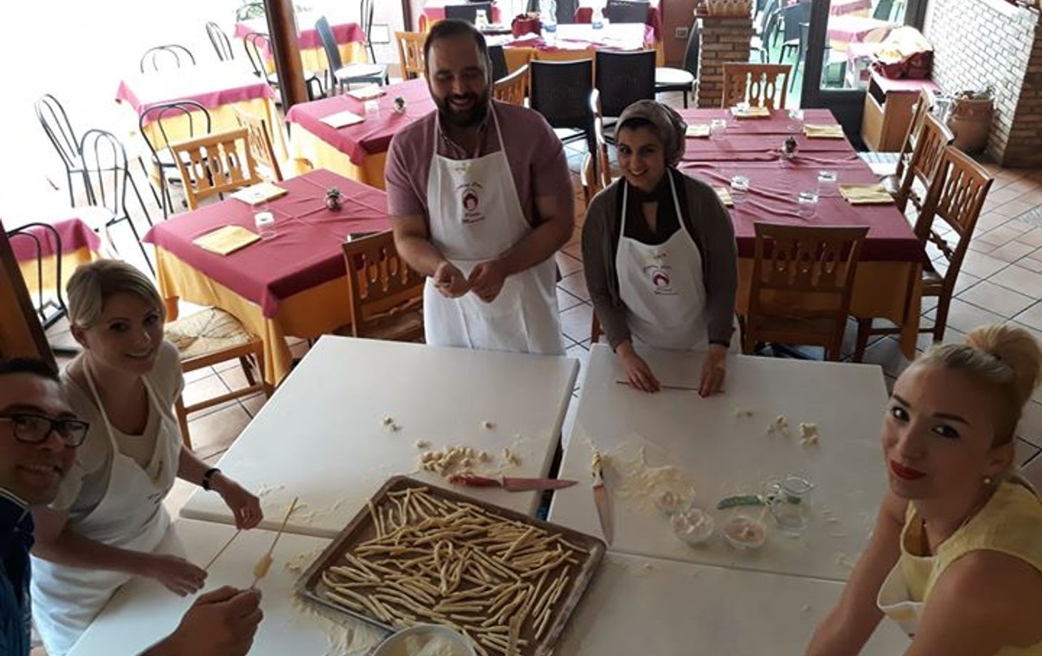 Italian Cooking Class with "Rionale" Market Tour in Taormina Private Class