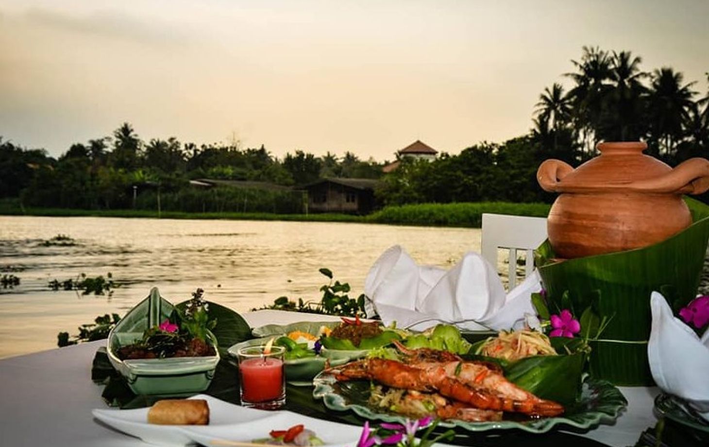 Cooking Class with Two Market Tours and River Boat Trip