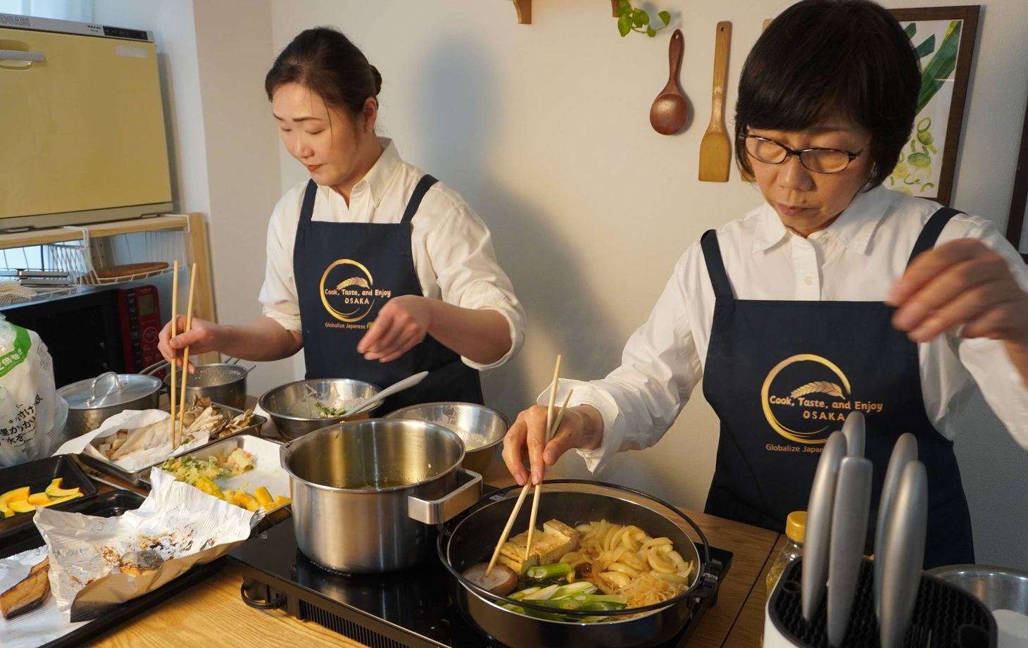 Flavors of Osaka: Home Cooking Class with 2 Menu Choices