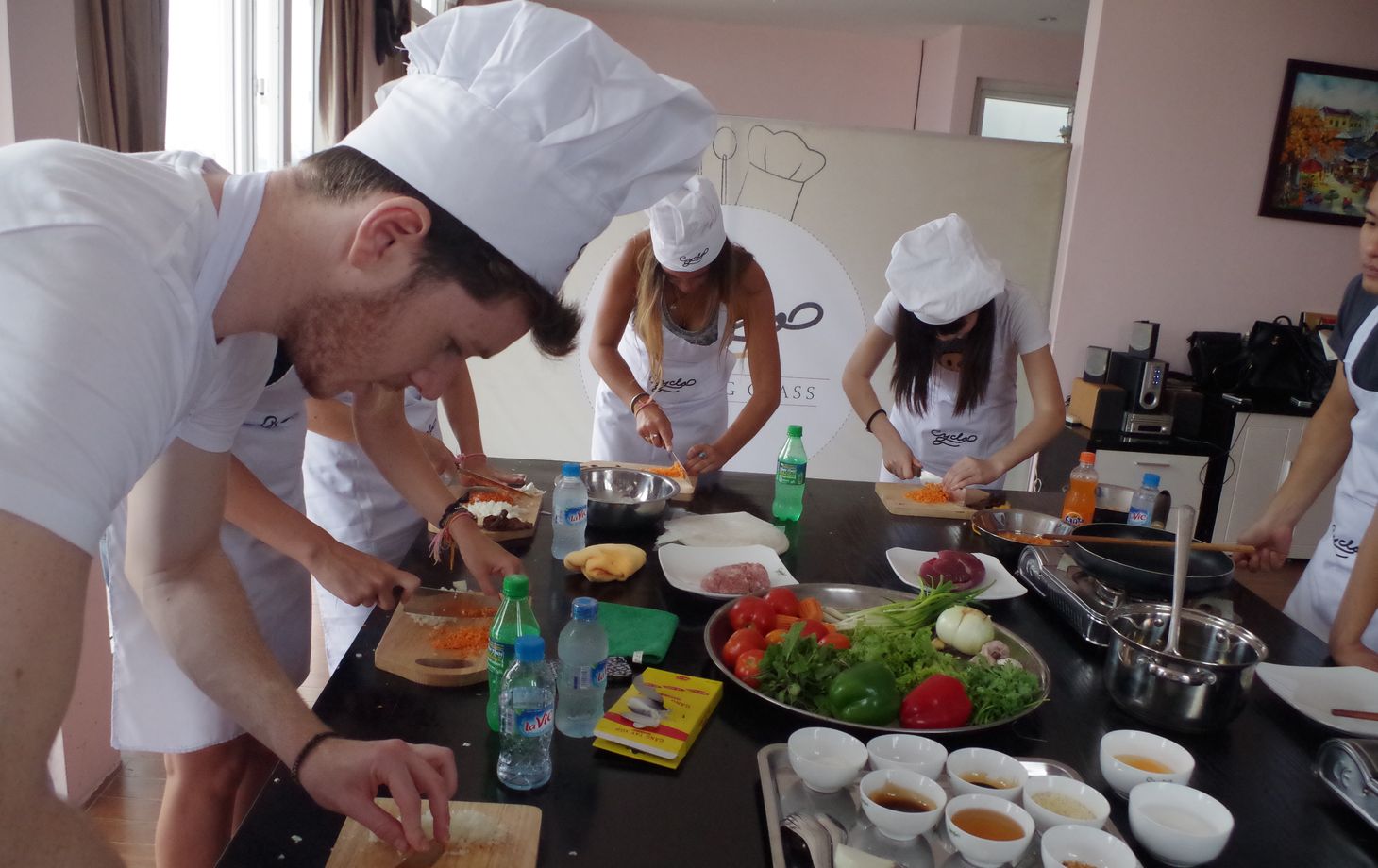 Halbtages-Kochkurs mit Rikscha-Tour + Marktbesuch