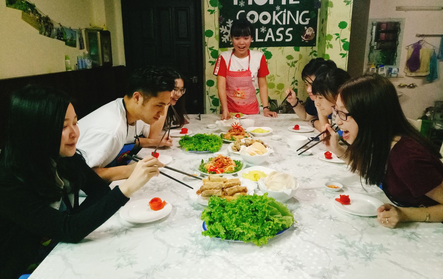 Vietnamese Home Cooking Class with Farming, Market Tour, and Coffee Tasting