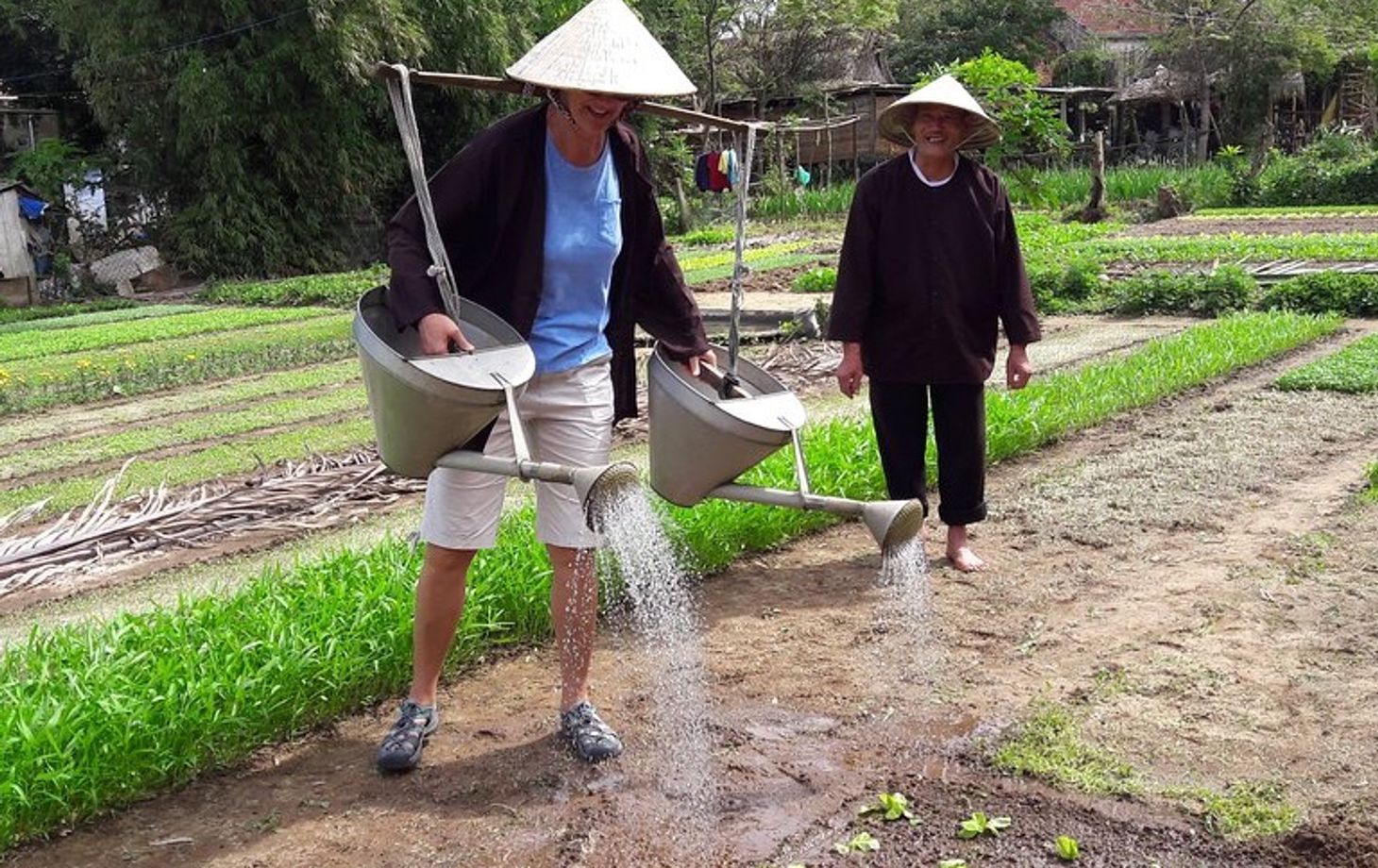 Cooking Class with Farming Experience and Market Tour in Danang