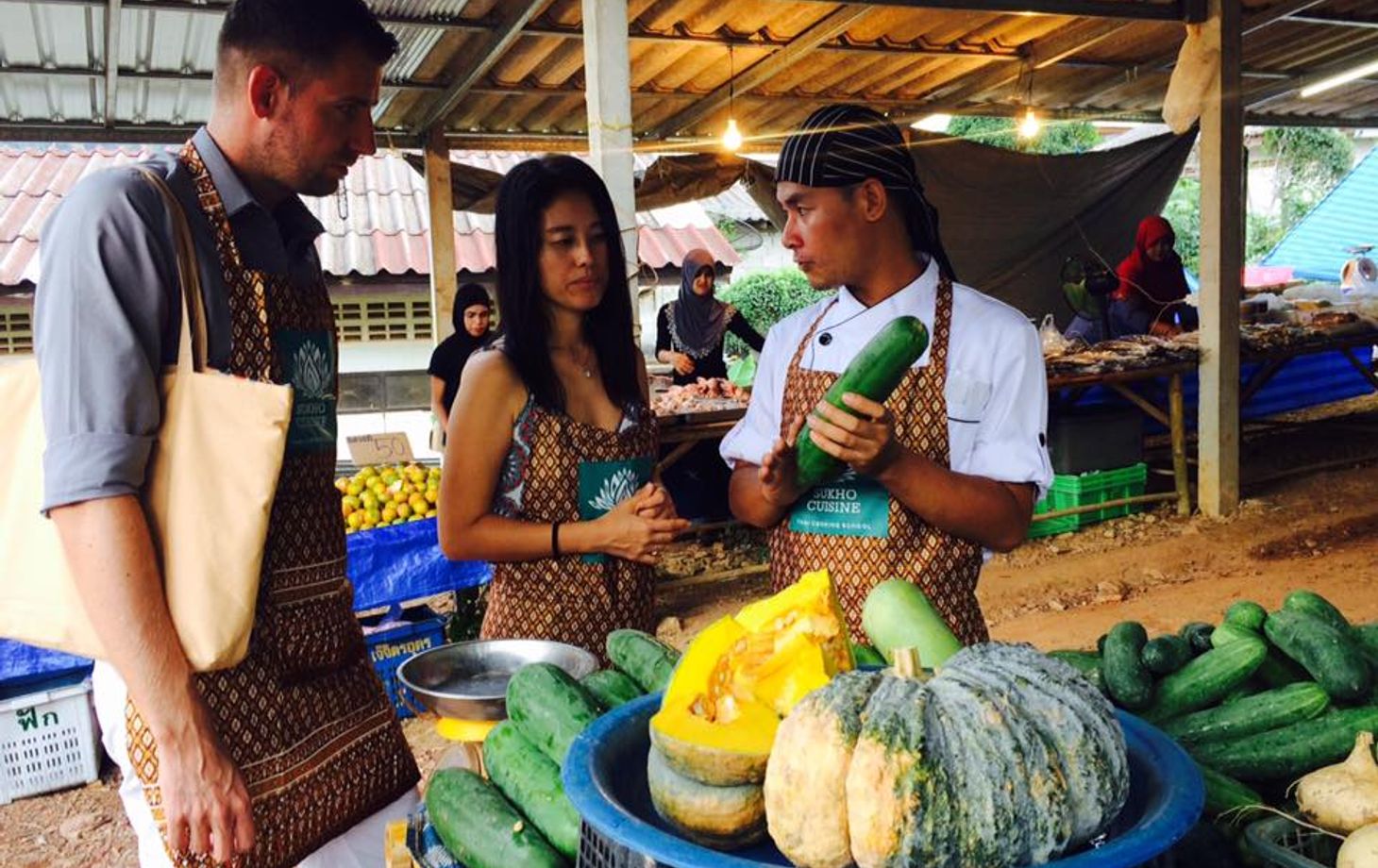 Morning Cooking Program with Market Tour with Thai Master Chef at Sukho Cuisine Koh Lanta