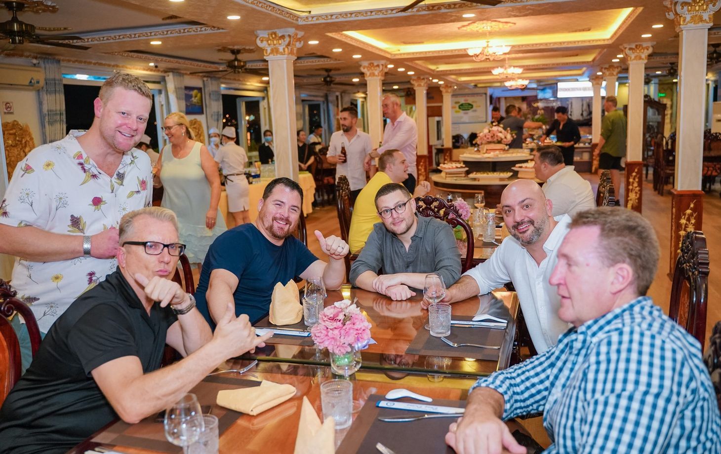 Dinner While Cruising Along Saigon River