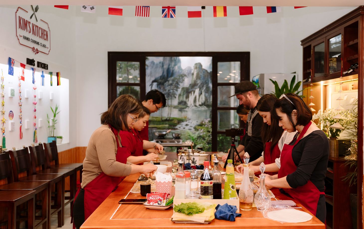 Découvrez les saveurs véganes d'Hanoï : visite du marché et atelier de cuisine pratique
