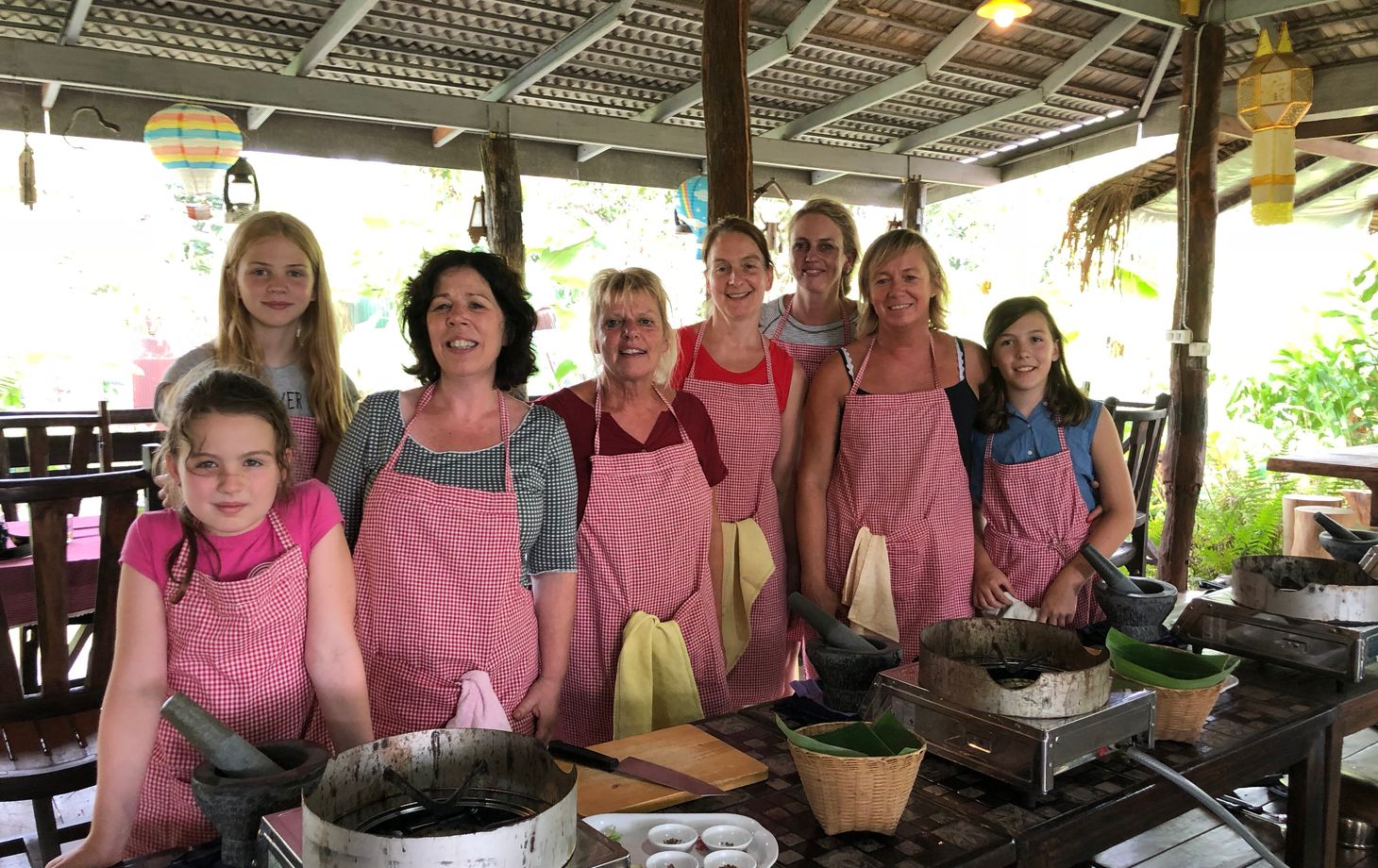 Authentic Thai Cooking in a Garden with Easy and Simple Recipe