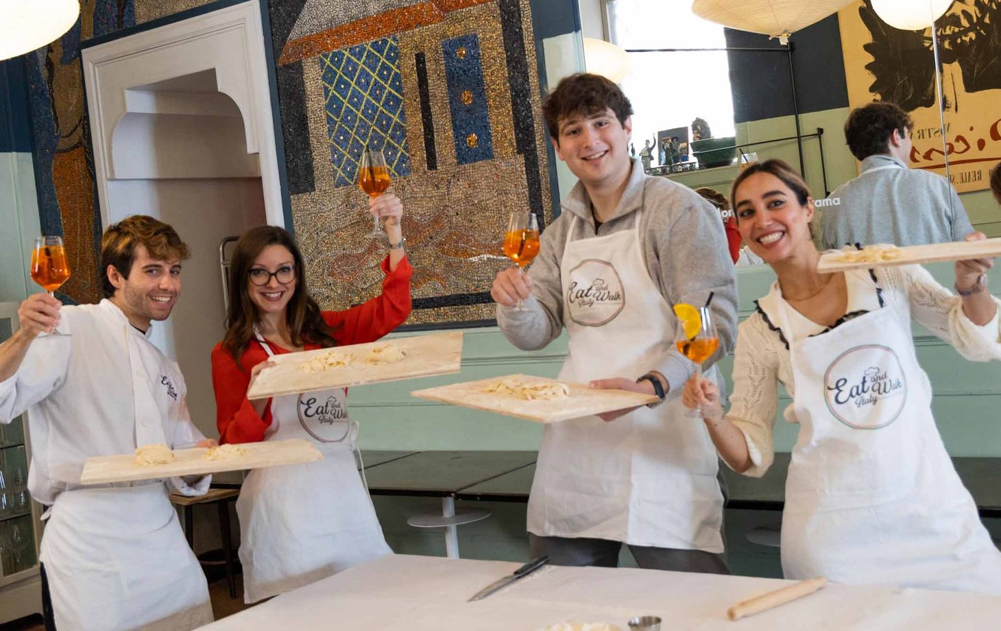 Enjoy Spritz and Pasta Making in Piazza Navona – Workshop of Spritz and Pasta