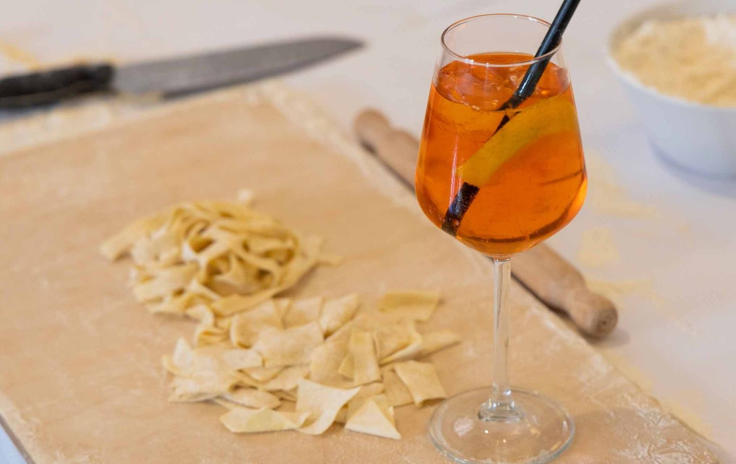 Enjoy Spritz and Pasta Making in Piazza Navona – Workshop of Spritz and Pasta