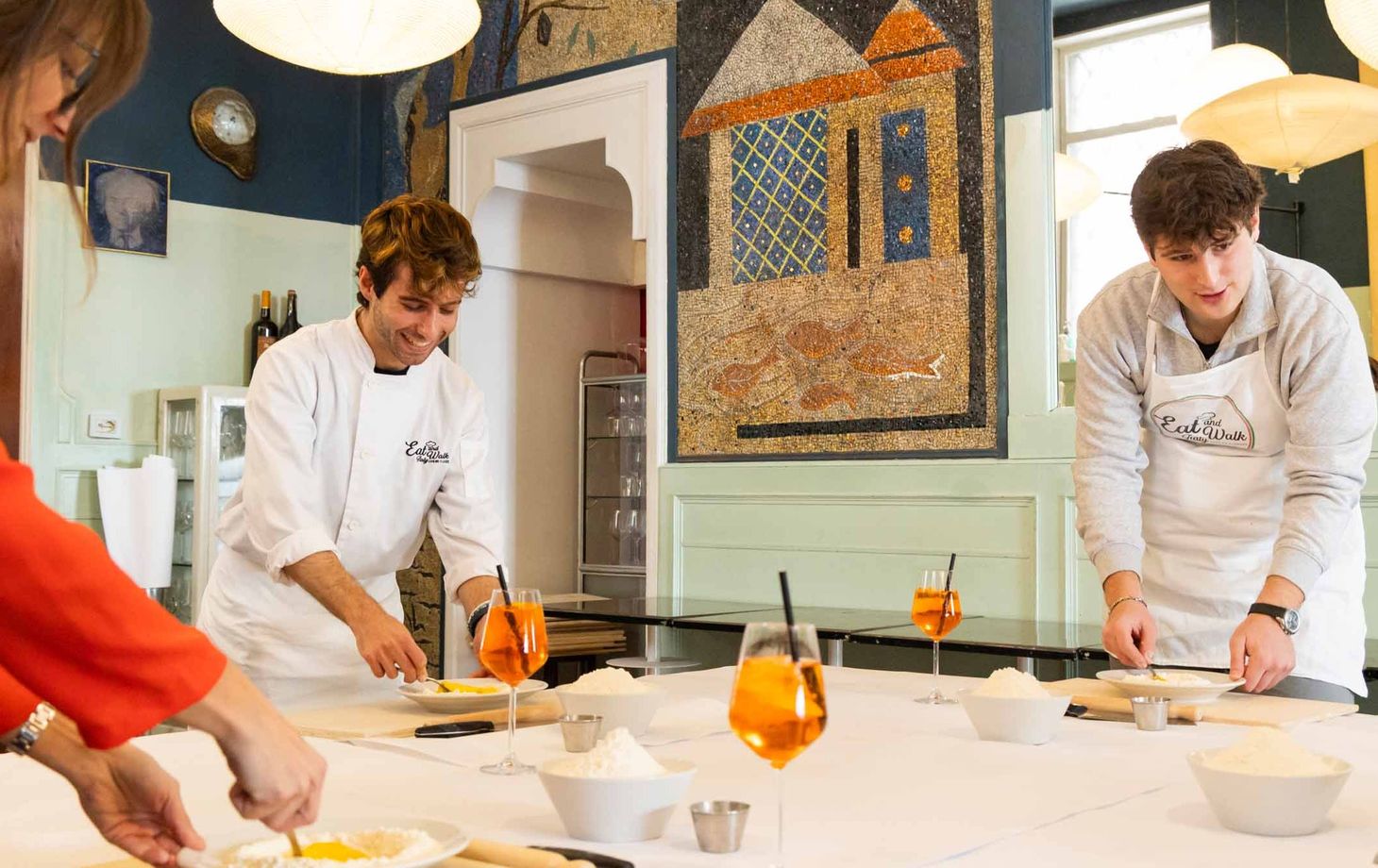 Enjoy Spritz and Pasta Making in Piazza Navona – Workshop of Spritz and Pasta