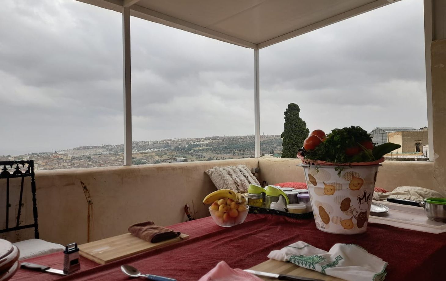 Rooftop Cooking Class in Medina with Grandmother Fatima