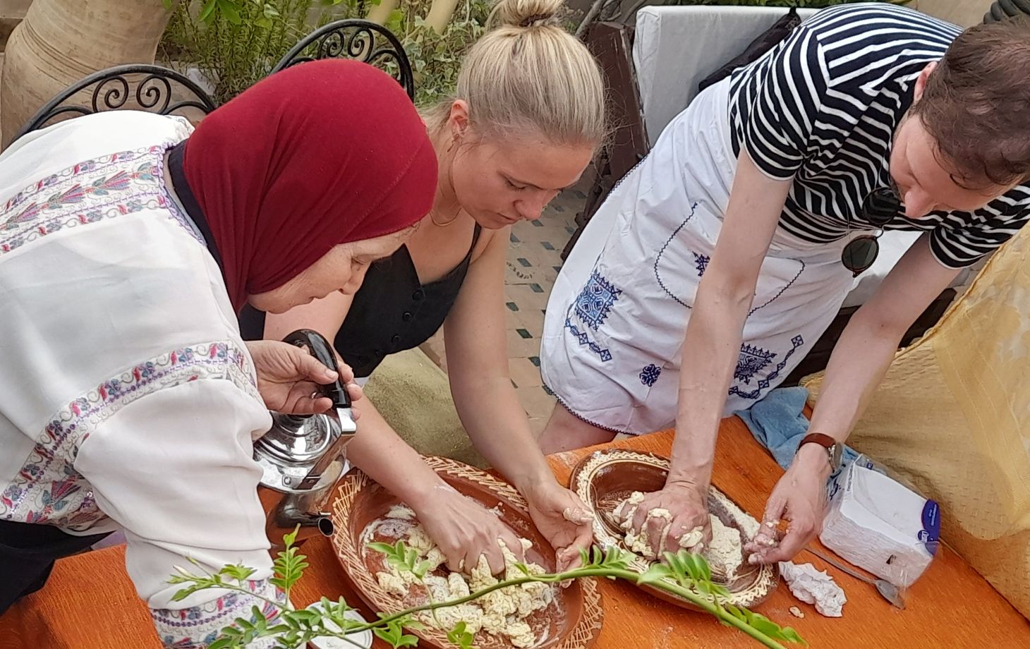 Rooftop Cooking Class in Medina with Grandmother Fatima
